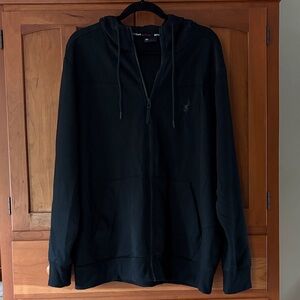 NWOT Spyder Men's Black Zip-Up Sweater